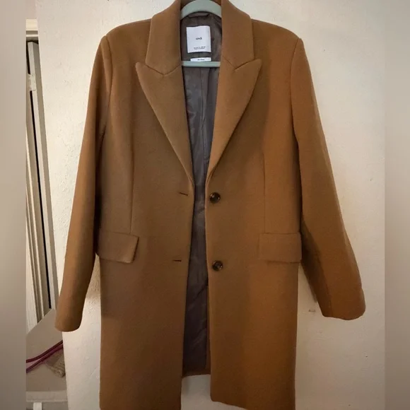 Mango LAPELLED STRAIGHT-CUT COAT - Picture 5 of 10